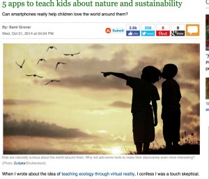 5 apps teaching kids about sustainability